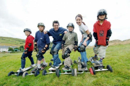 Mountain Boarding in St. Anton-Berneck - Switzerland