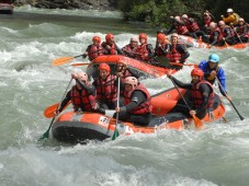 A white-water rafting trip made for two in Spain.