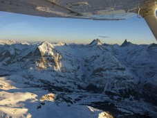 Ultraleichtflieger Jungfraujochen, Schweiz