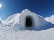 Übernachtung in einem Iglu-Dorf - Wochenende