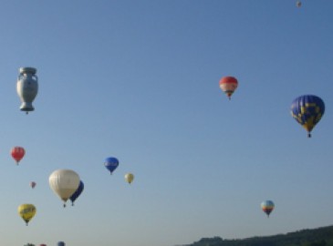 Heißluftballonfahrt